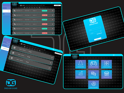 Dream Game - Admin Console Web App