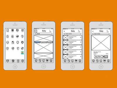 Gety 05 app gety wireframe