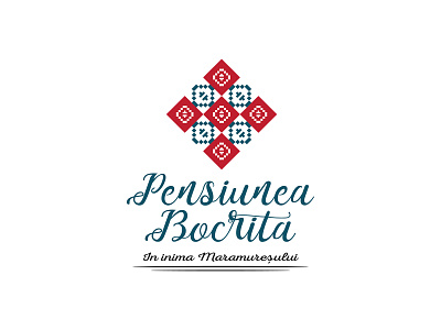 Pensiunea Bocrita logodesign romania rustic traditional