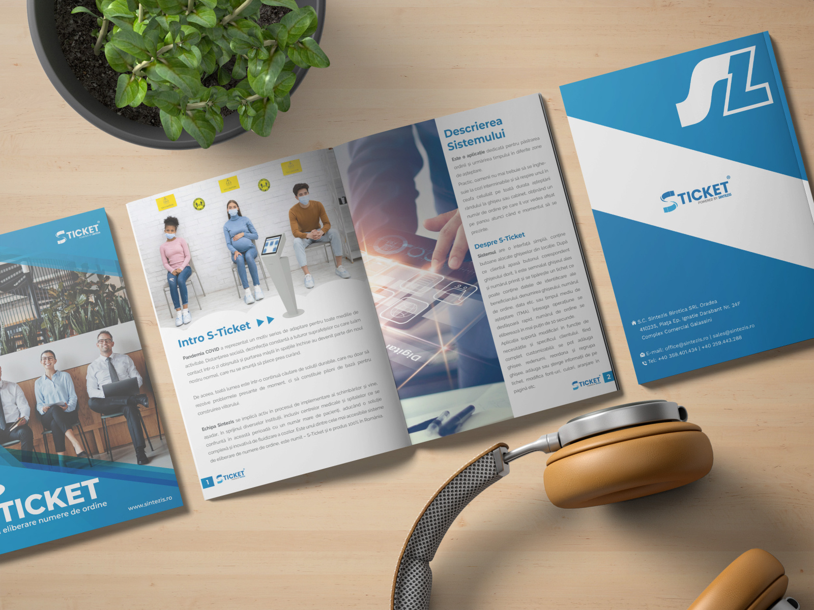 Brochure STicket by Daniel Puie on Dribbble