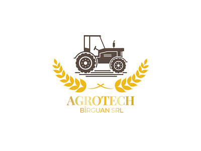 Agrotech logo agriculture branding design grain logo