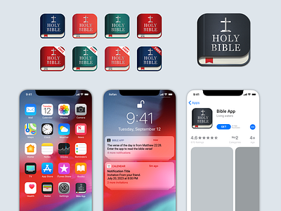 Bible app icon for ios app bible bibleicon icon icon design