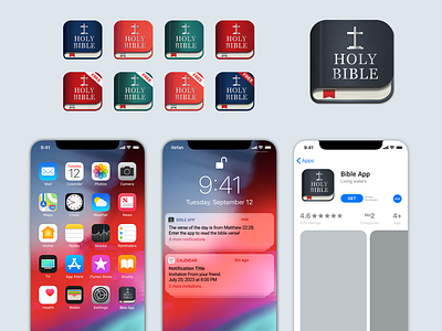 Bible app icon for ios