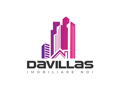 Davillas logo logodesign modern real estate simple