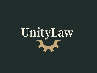 UnityLaw attorney law attorneys branding cog labor law lawyer
