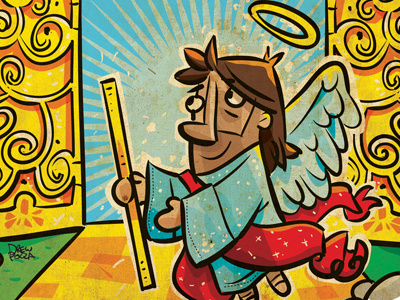 Dbf New Heaven angel bible character faith heaven illustration