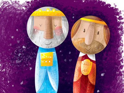 Wisemen bible illustration illustrator painting photoshop