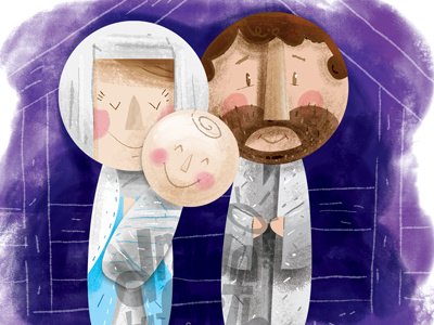 Dbf Advent Family advent character design illustration illustrator photoshop