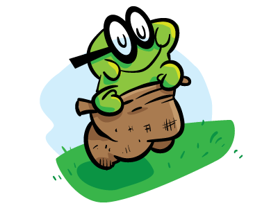 Frogger character design frog games illustration hopping