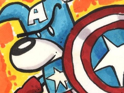 Cpt America Clint captain america clint pocza pokeweed