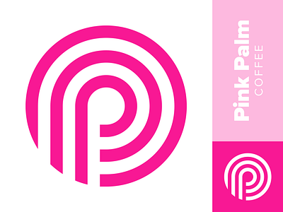 Pink Palm Coffee Branding