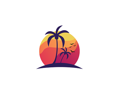 The Beach Logo Design