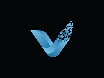 V LOGO app design icon illustrator logo logo design typography vector
