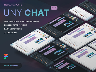 Uny Chat v1.0 - Figma Template