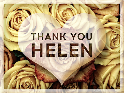 Helen photoshop thank you