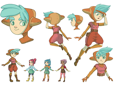 Adventure Girl - Character Design