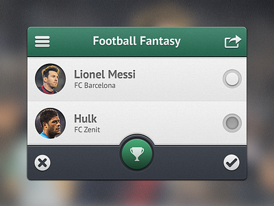 Football App UI [Psd]