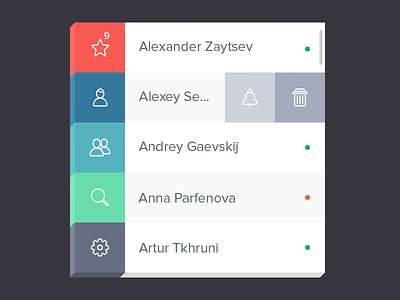 Contact Widget [Freebie] app contact flat freebie solid widget