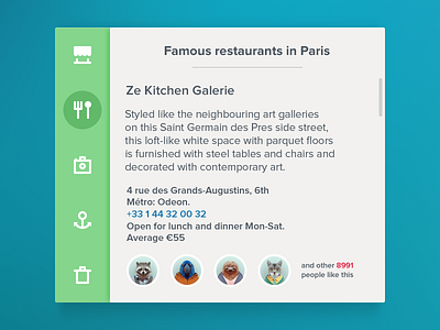 Restaraunt Widget [Freebie]