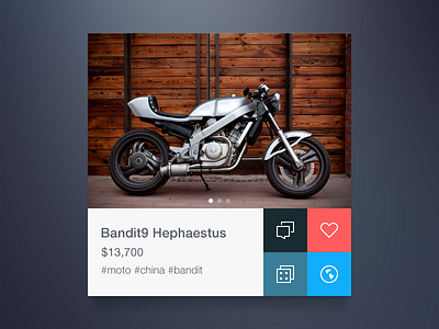Moto Widget [Freebie] app bandit dark freebie moto ui white widget