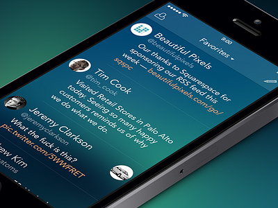 Twi App Feed [Freebie] app ios7 ipad iphone twi twitter ui