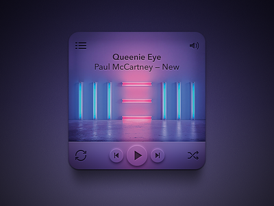 McCartney's «New» Player [Freebie] app audio freebie player psd ui widget