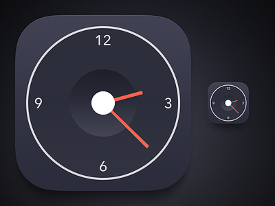Clock Icon app clock icon ios7 iphone