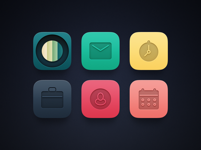 iPad icons by Alexander Zaytsev - Dribbble