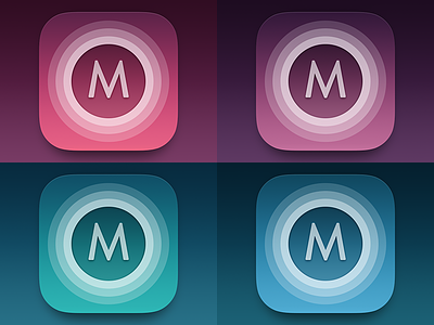Icon for «M» app app icon icons ios ipad iphone