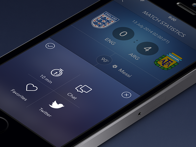 Secret Football App [Modal Sheet] app football icon ios ipad iphone modal sheet