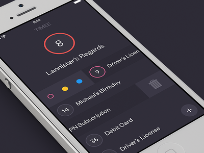 Timee app day ios7 ipad iphone timee timer ui