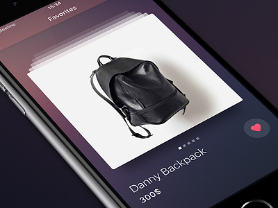 Favorites Screen app blur gallery ios ipad iphone item ui