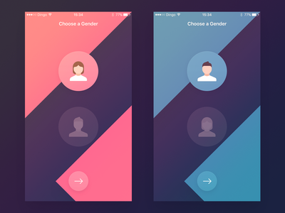 Choose a gender app choose gender ios ipad iphone walkthrough