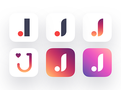 eCommerce App Icons gradient icon ios ipad iphone white