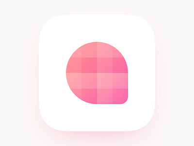 Icon for Chat App app chat gradient icon ios ipad iphone simple ui white