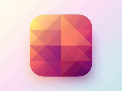 Icon for Palettes and Gradients App by Alexander Zaytsev on Dribbble