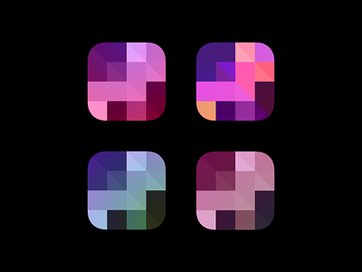 Icons Color Scheme app dark gradient icon illustration iphone logo ui
