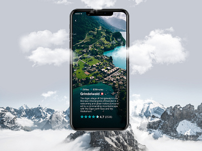 "Visit Switzerland" - Mobile App UI/UX Design app app design mobile screen swiss switzerland ui uiux ux