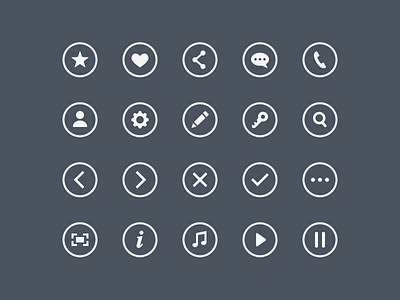 Free icon set