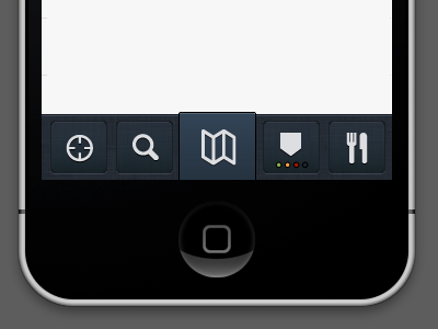 Wheelmap App Toolbar iphone toolbar ui