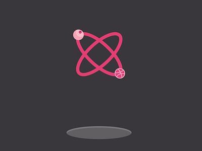 Combining My World With Dribbble dribbble ball first shot hello world illustration