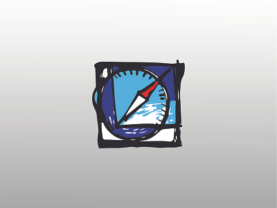 SAFARI ICON cubism icon artwork icongraphy illustration illustration design iphone safari