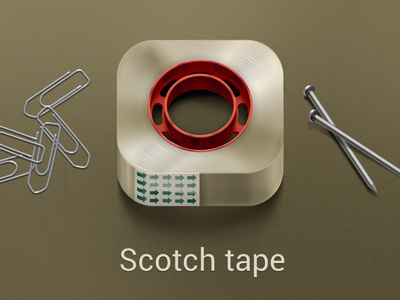 Scotch tape icon iphone scotch tape