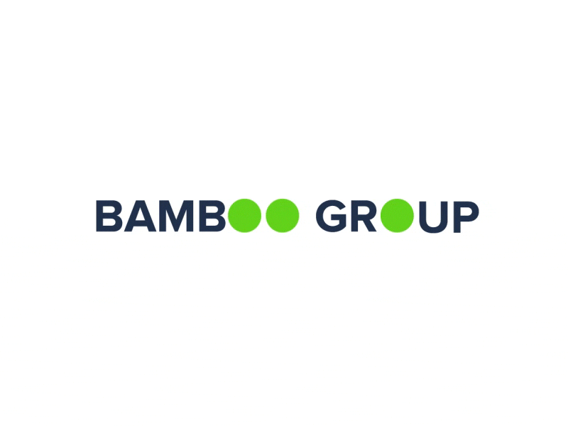 Logo for web monetization company animation bamboo coin logo money