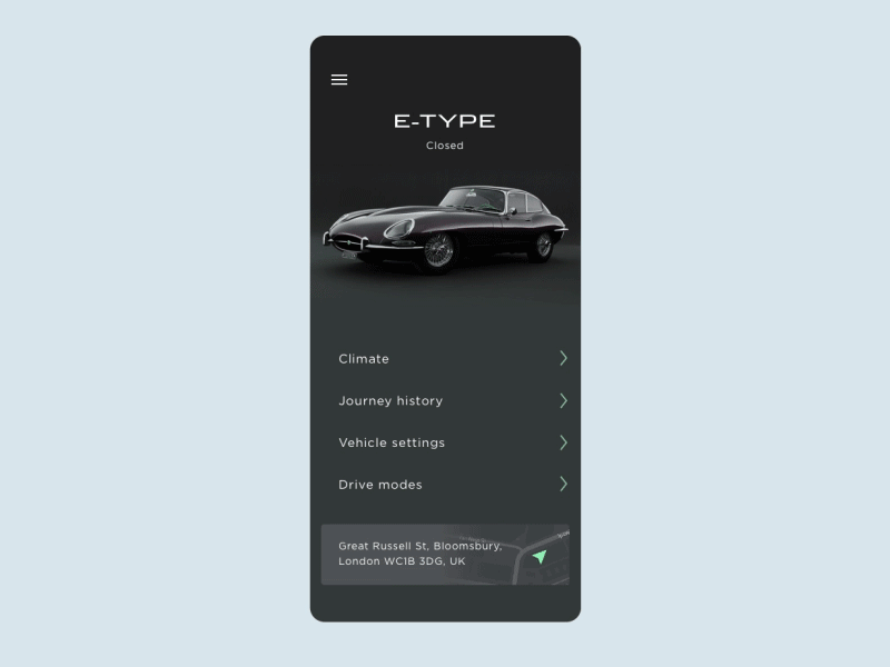 Alarm animation remote attention bell control car app vehicle car