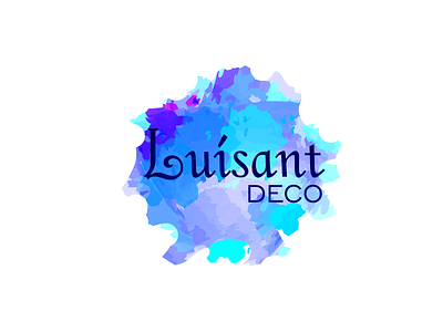 Luisant Deco Logo4 Lighter feminine logo icon watercolor logo