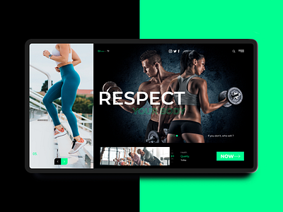 Fitness Landing! adobexd app app concept daily challange daily ui design concept fitness fitness app flat icon interaction landing page landing page concept minimal typography ui ux vector web website