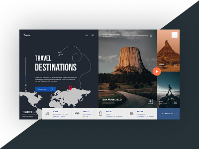 Travels booking booking clean design flights travel travel agency traveling typography ui