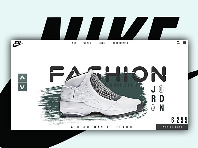 Nike Brand Insta design ui ux web
