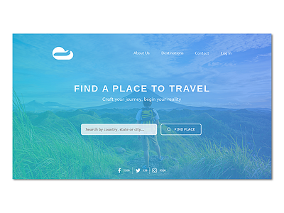 Daily UI Design Challenge #003 - Landing Page